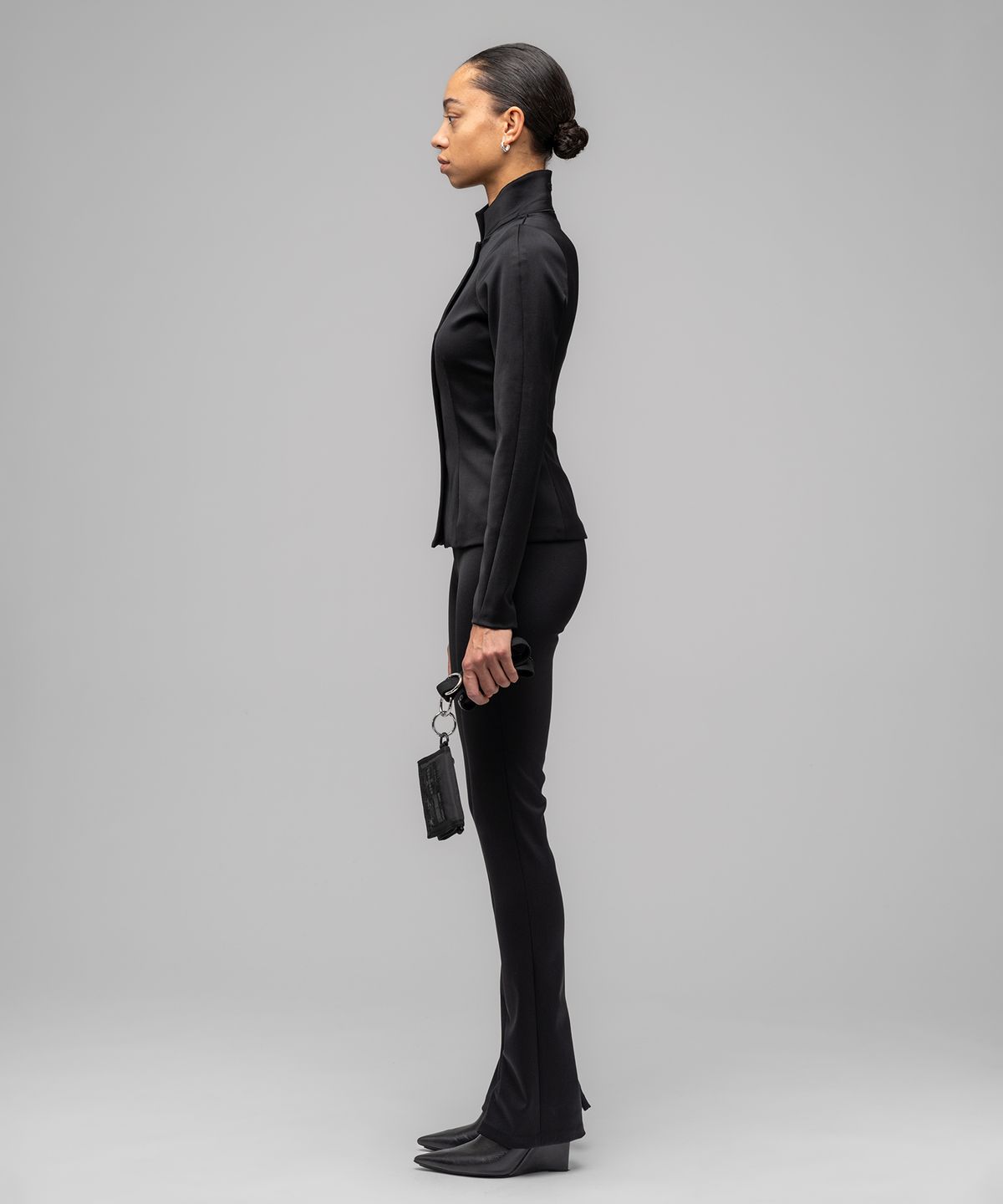 032씨(032C) (W) 가타카 타이트 수트 자켓 블랙 GATTACA TIGHT SUIT JACKET BLACK