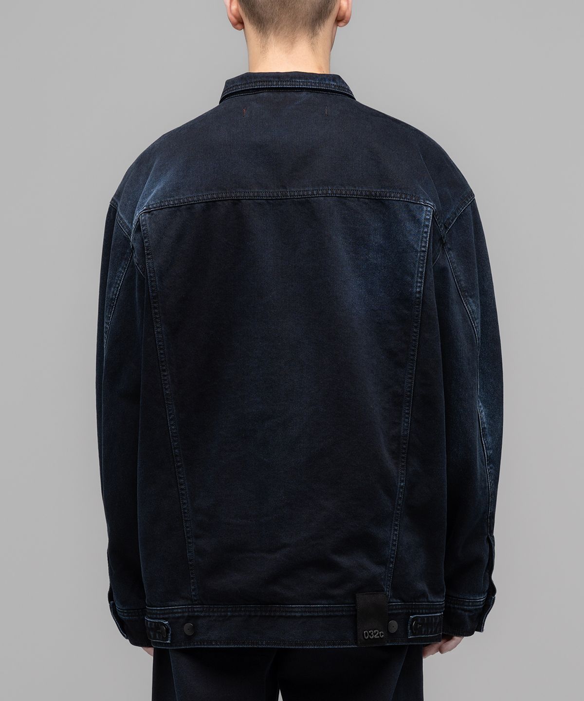 032씨(032C) (M) 고야 데님 자켓 워시드 다크 블루 GOYA DENIM JACKET WASHED DARK BLUE