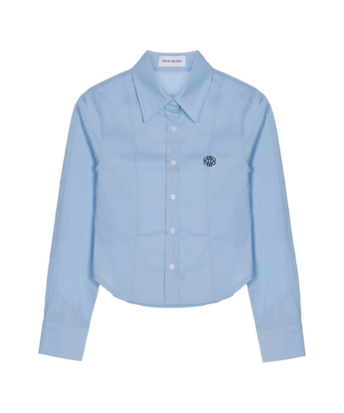 닉앤니콜(NICK&NICOLE) MINIMAL PINTUCK WRINKLE FREE SHIRT_SKY BLUE