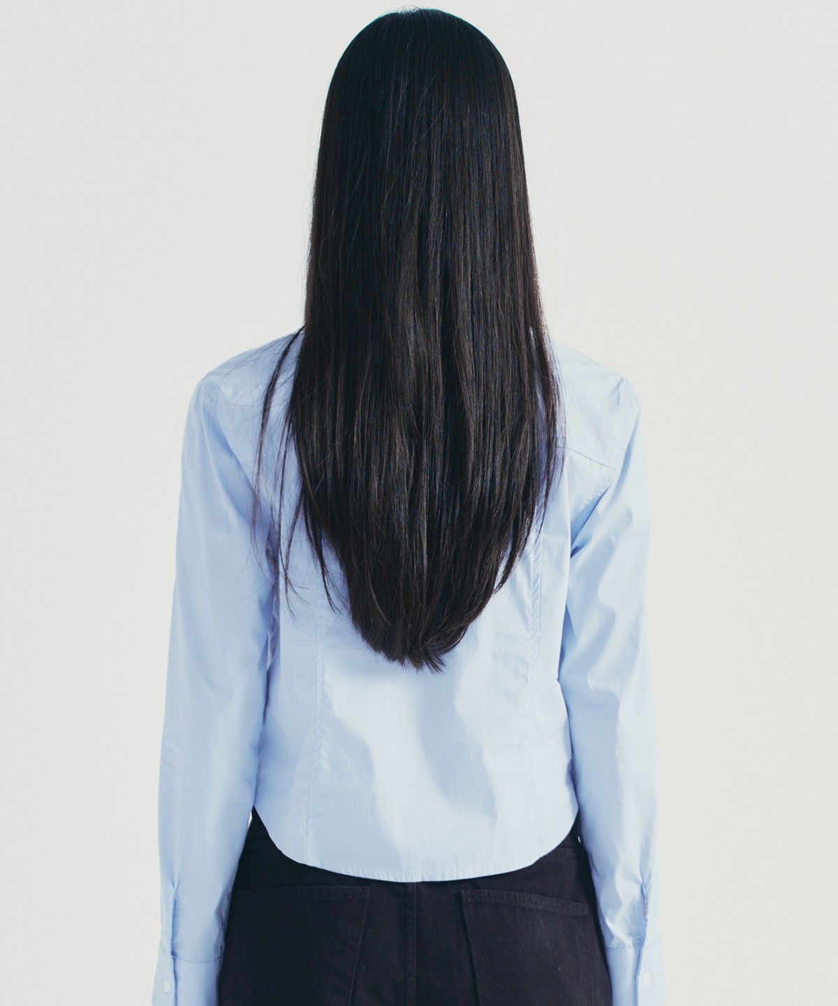 닉앤니콜(NICK&NICOLE) MINIMAL PINTUCK WRINKLE FREE SHIRT_SKY BLUE
