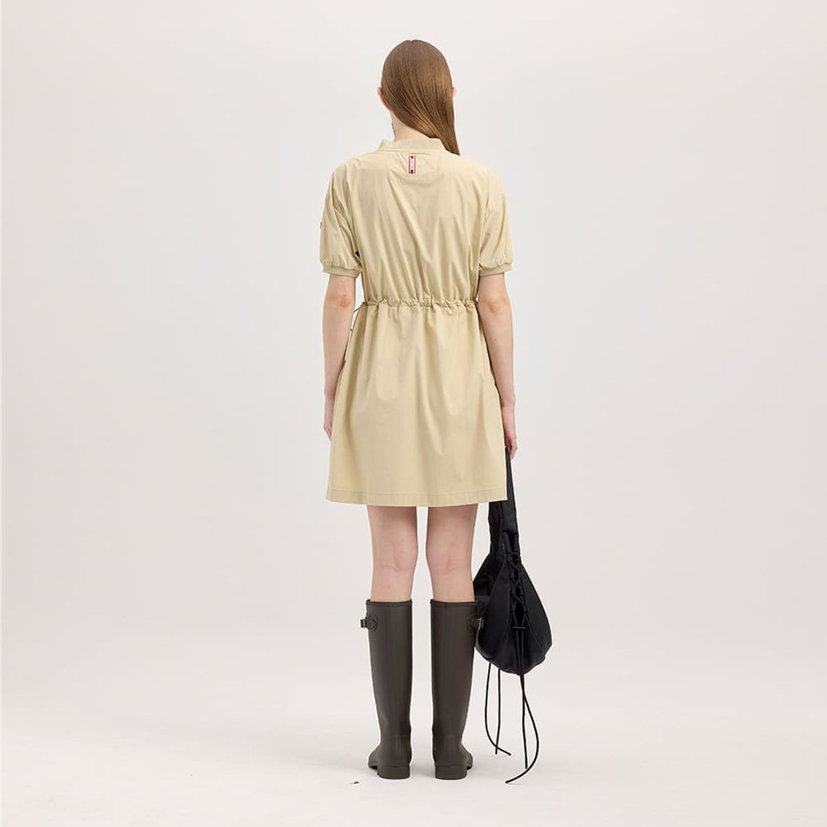 헌터(HUNTER) [WOMEN] 라이트웨이트 우븐 원피스 - 스무스페블 HCW0001AEZSMP