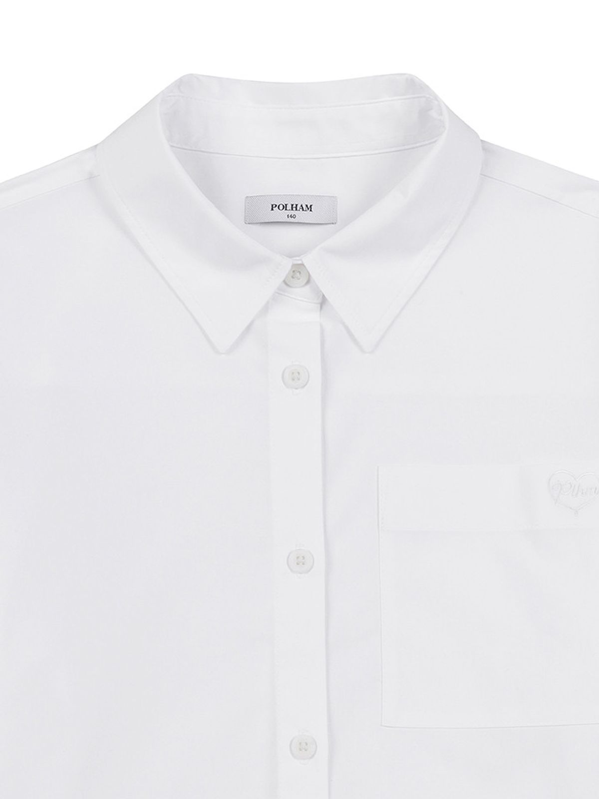 폴햄키즈(POLHAM KIDS) 여아) 크롭 셔츠_PKF5WC2020