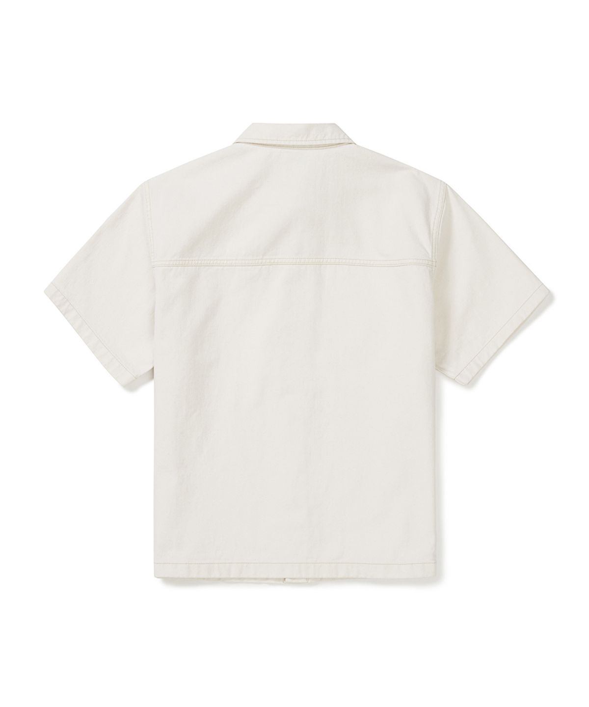 스노우피크 어패럴(SNOWPEAK APPAREL) 데님 반팔 셔츠 (S25ZMFSH76) Ivory