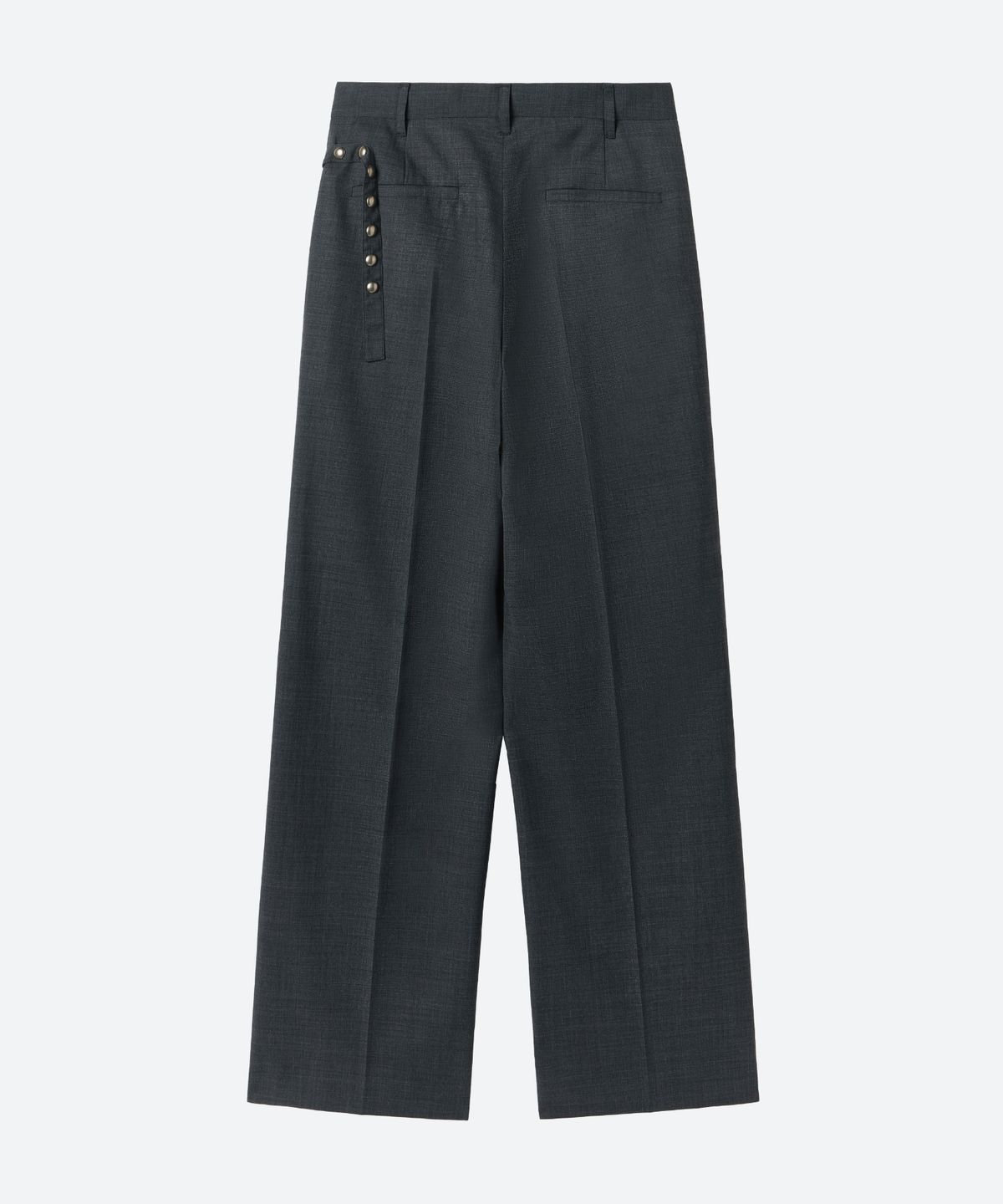 문선(MOONSUN) 2-Way Skirt Layered Pants / Charcoal