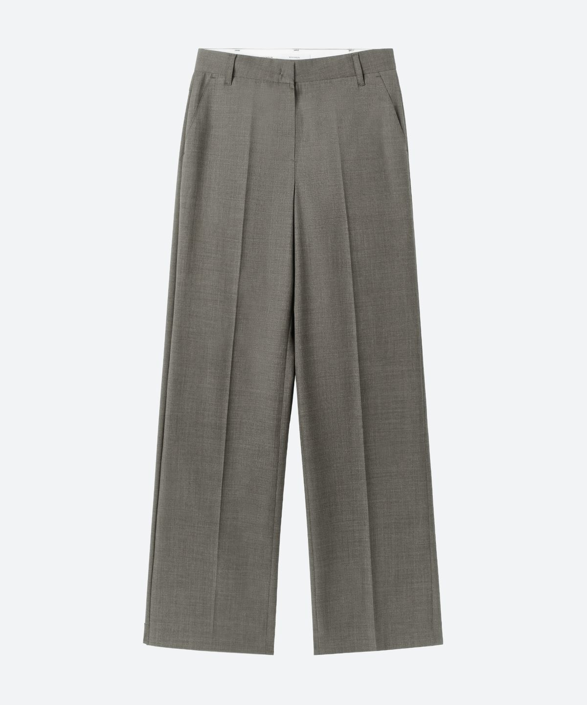 문선 아카이브(MOONSUN ARCHIVE) 2-Way Skirt Layered Pants / Greyish Brown