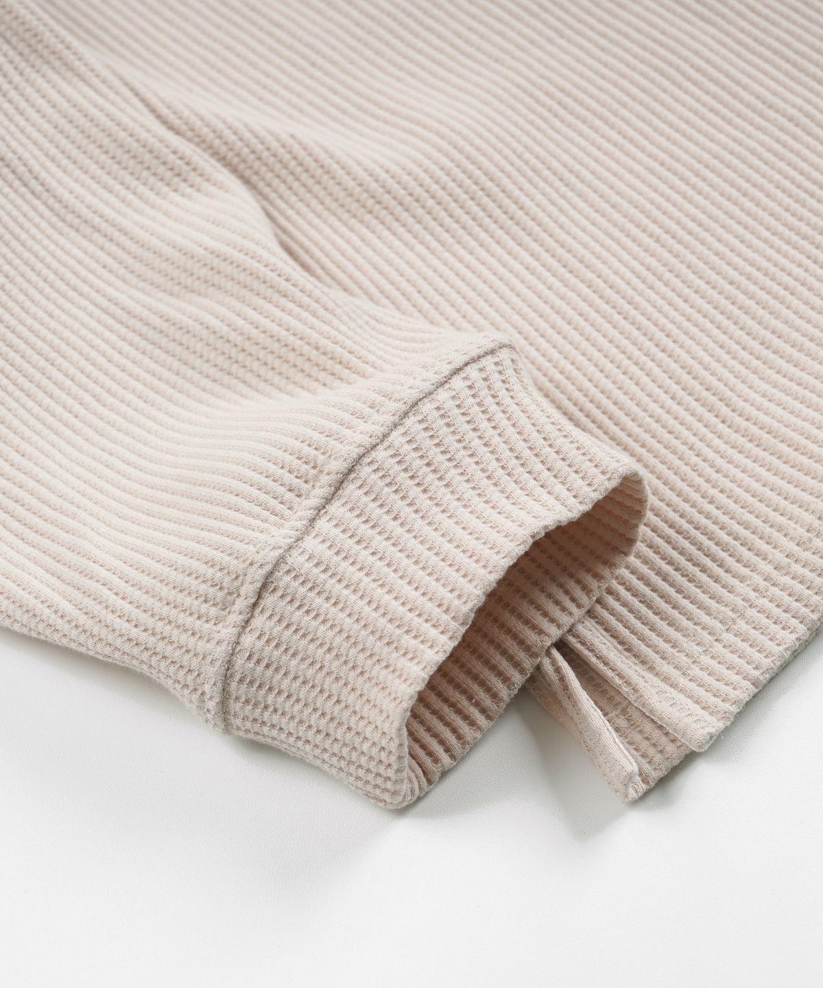 프리즘웍스(FRIZMWORKS) OVERSIZED WAFFLE POCKET TEE 002 _ CREAM