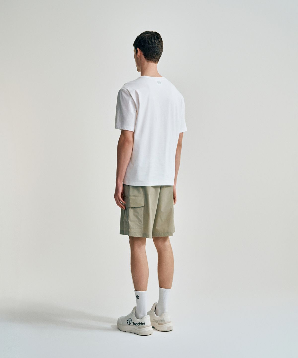 세르지오 타키니(SERGIO TACCHINI) U 쿨매치 아트웍 반팔 티셔츠 (White)
