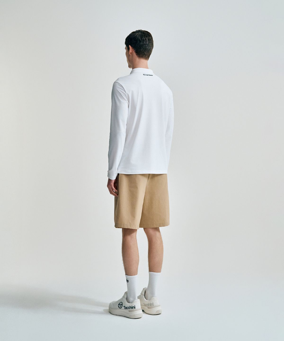 세르지오 타키니(SERGIO TACCHINI) M 코튼라이크 우븐 버뮤다 팬츠 (D.Beige)