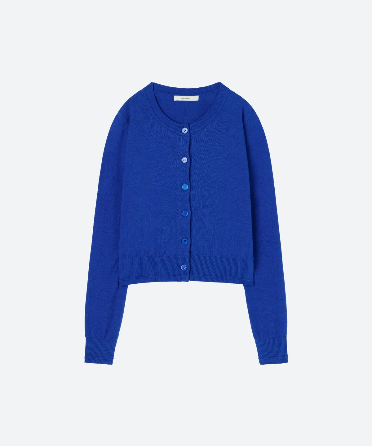 문선 아카이브(MOONSUN ARCHIVE) Soft Round Cardigan / Blue