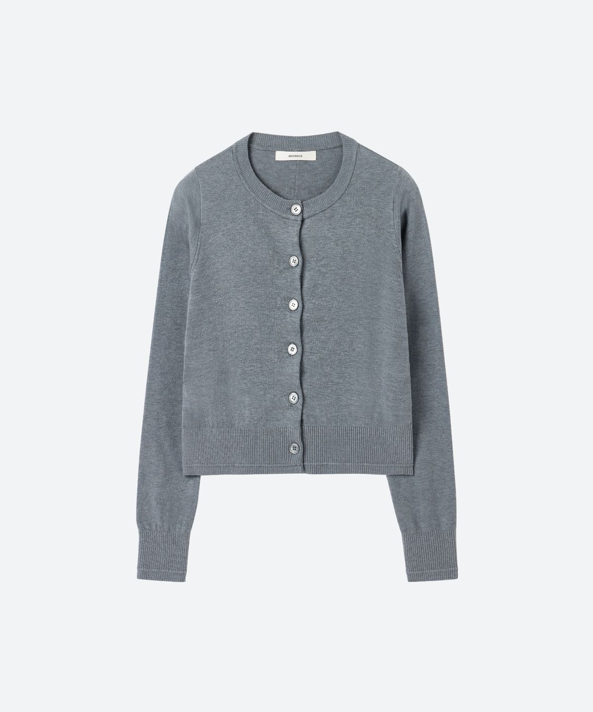 문선 아카이브(MOONSUN ARCHIVE) Soft Round Cardigan / Gray