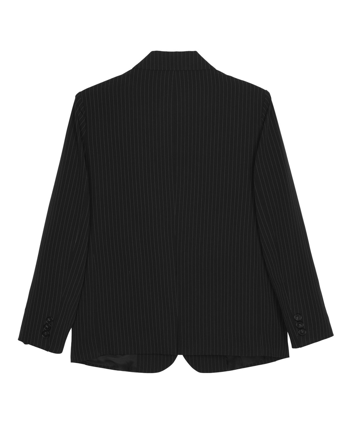 닉앤니콜(NICK&NICOLE) TAILORED STRIPE SINGLE JACKET_BLACK