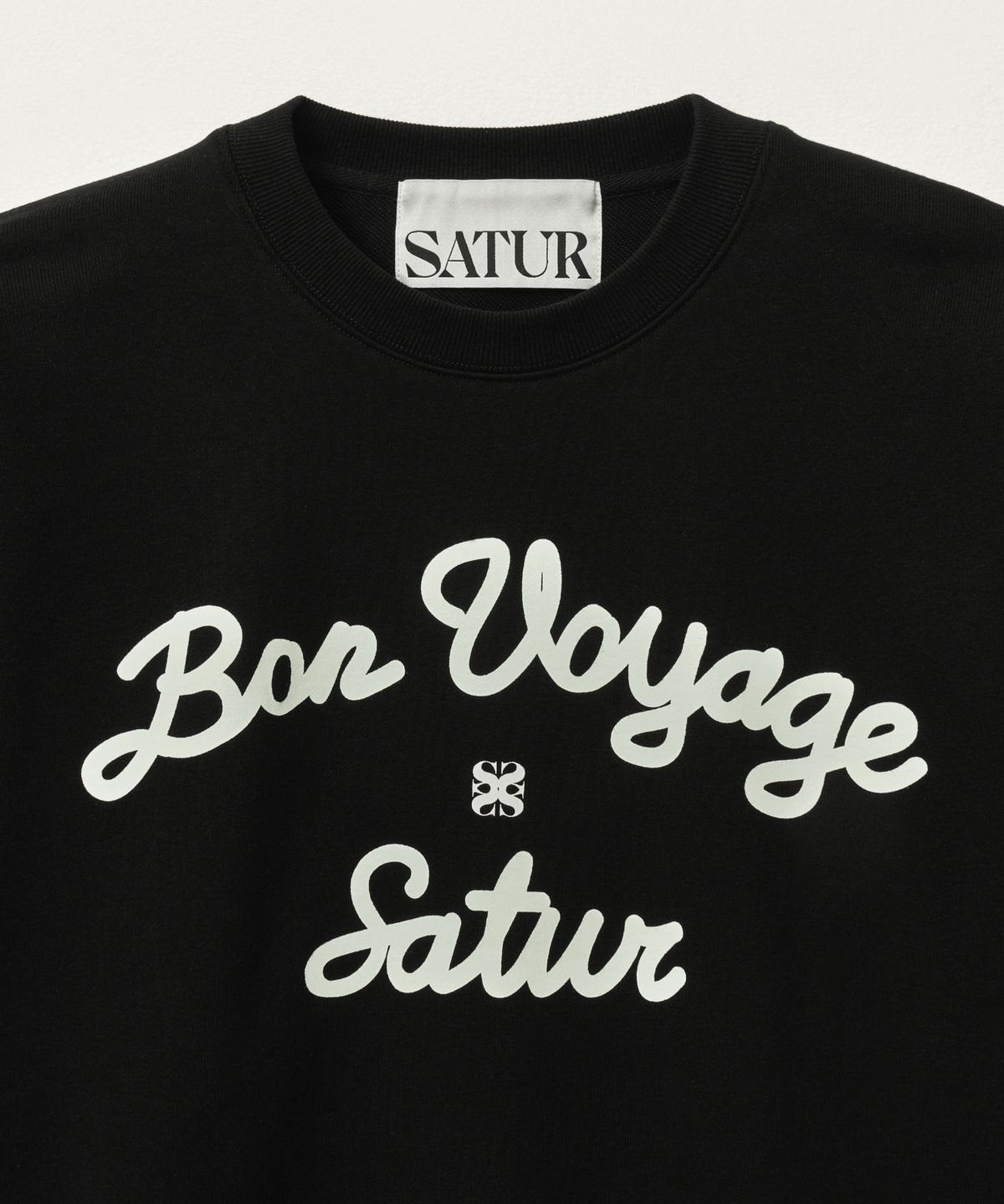세터(SATUR) 본 보야지 스웨트셔츠 블랙