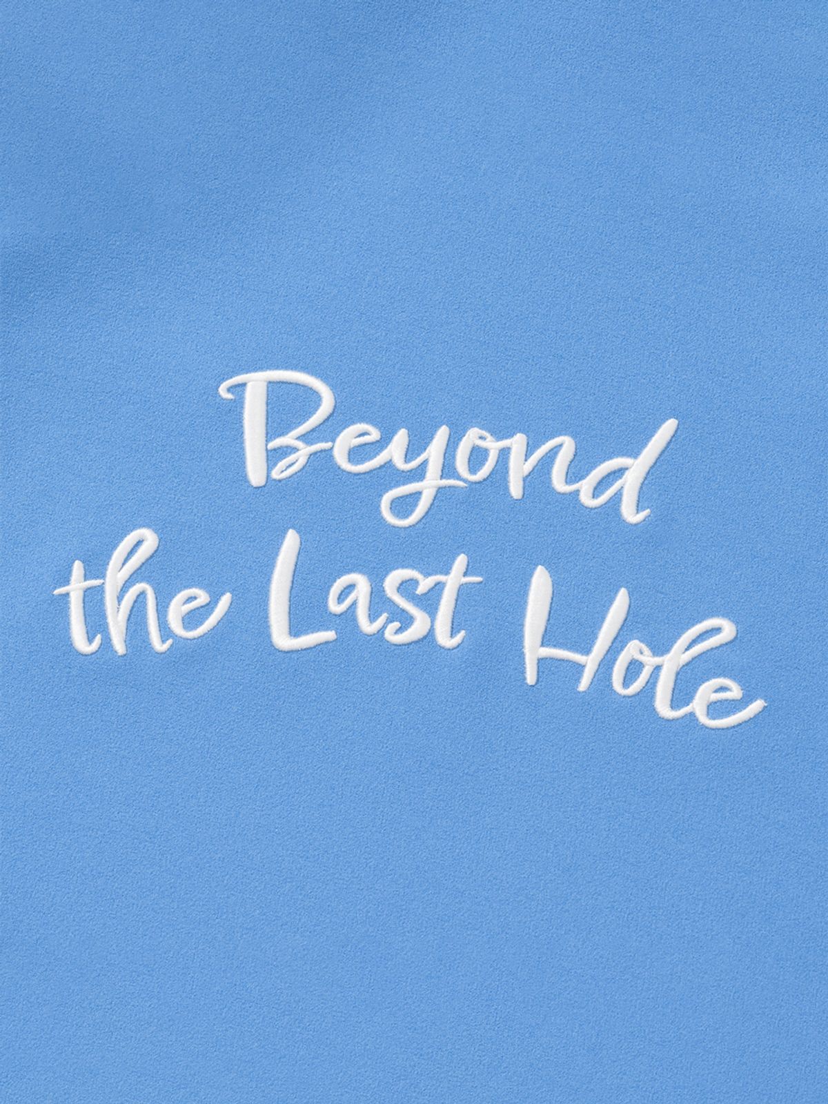 투에니스홀(20TH HOLE) 여성 볼륨자수 포인트 반팔 라운드 티셔츠 [BLUE]
