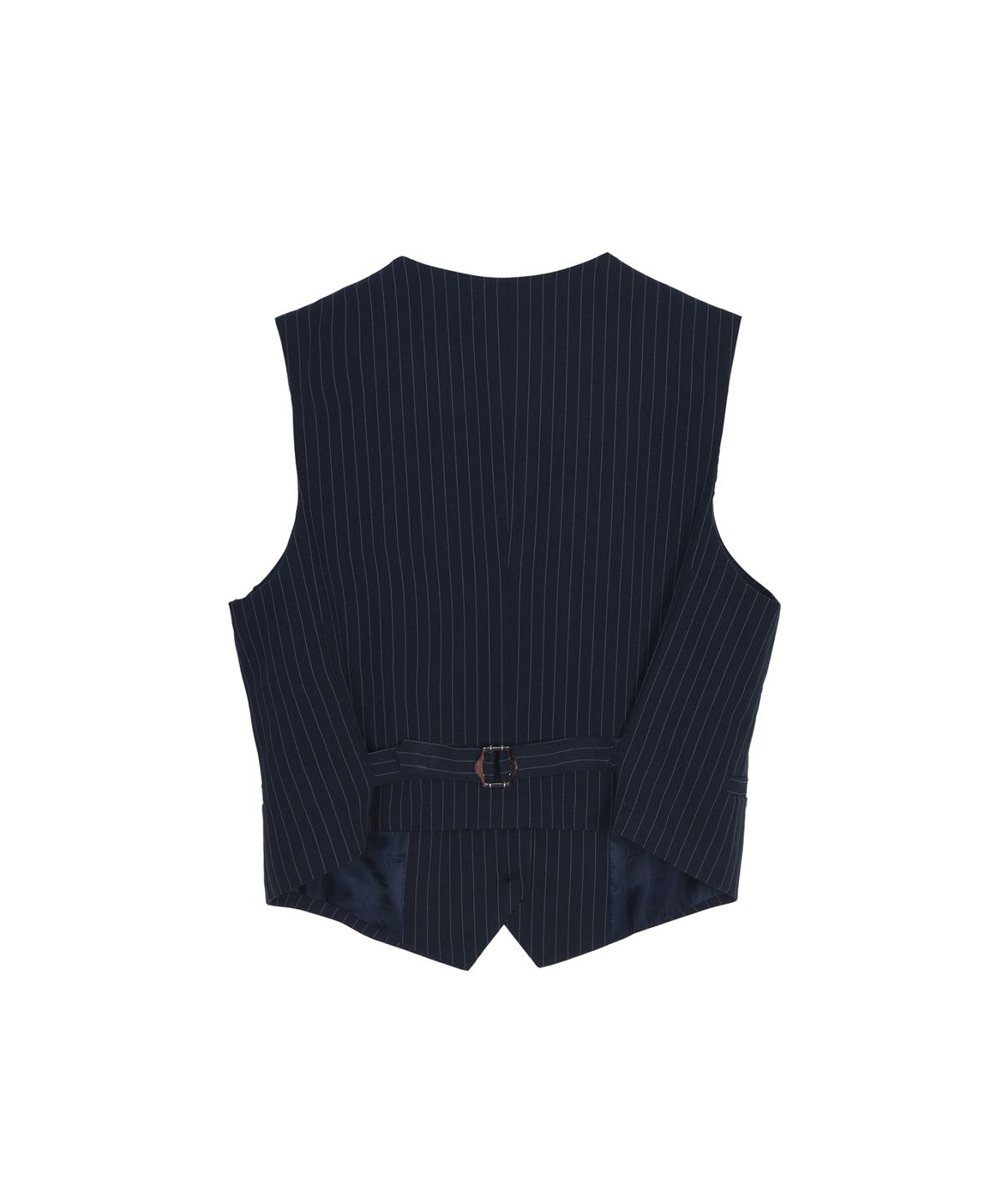 닉앤니콜(NICK&NICOLE) TAILORED STRIPE SINGLE VEST_ NAVY