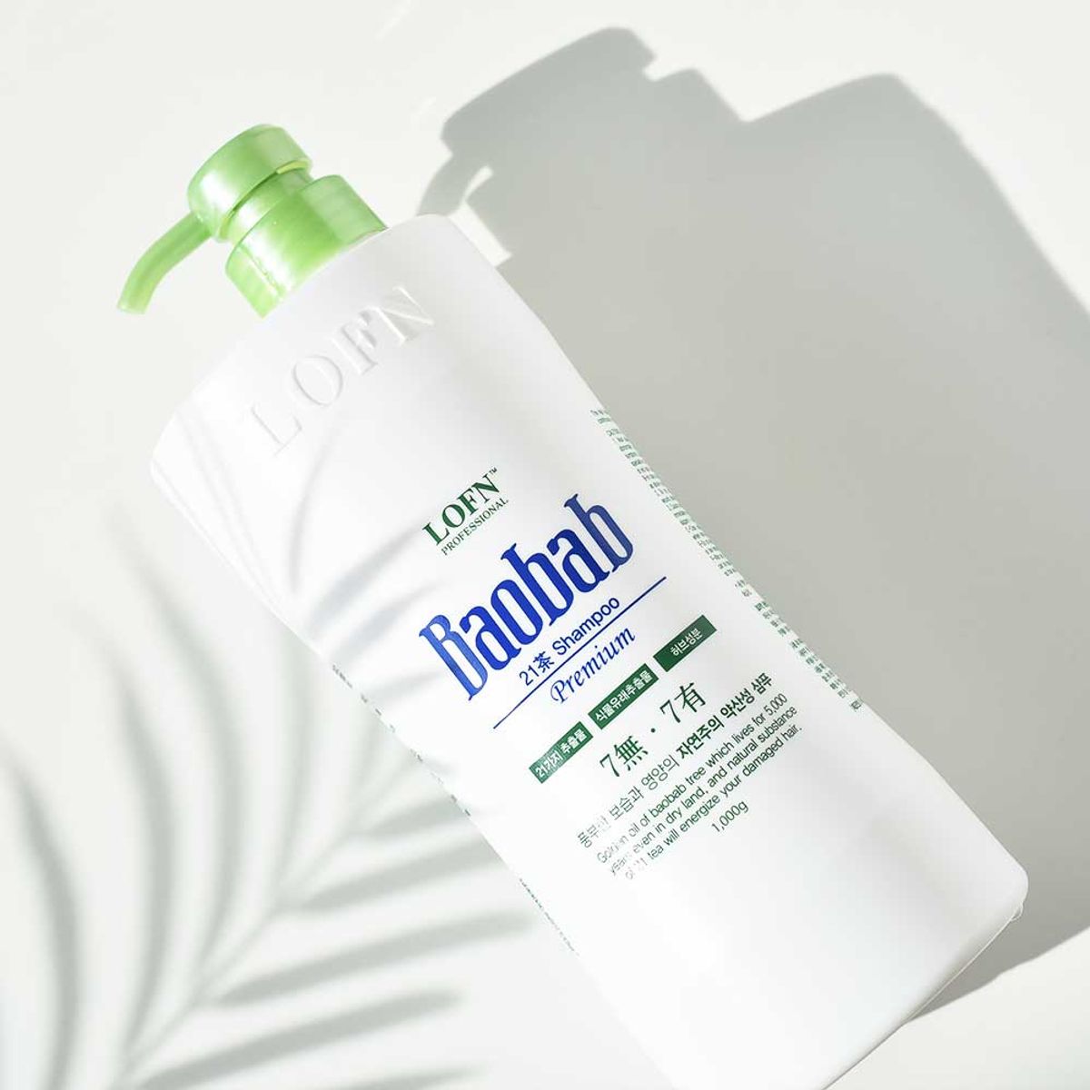로픈(LOFN) 바오밥 프리미엄 21차 건성(약산성)샴푸 1000g 2개
