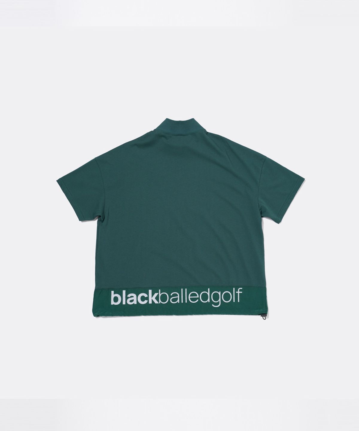 블랙볼드(BLACKBALLED) 하프넥티셔츠_GREEN