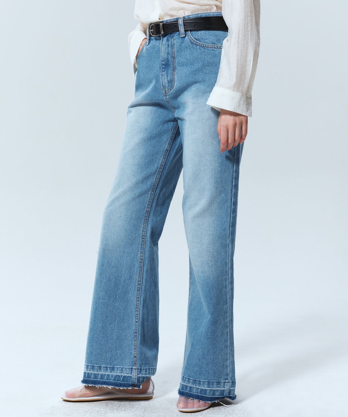 닉앤니콜(NICK&NICOLE) 90S WIDE DENIM PANTS_LIGHT BLUE