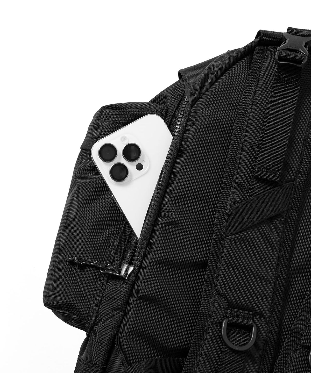 디스이즈네버댓(THISISNEVERTHAT) Nylon Rucksack Black