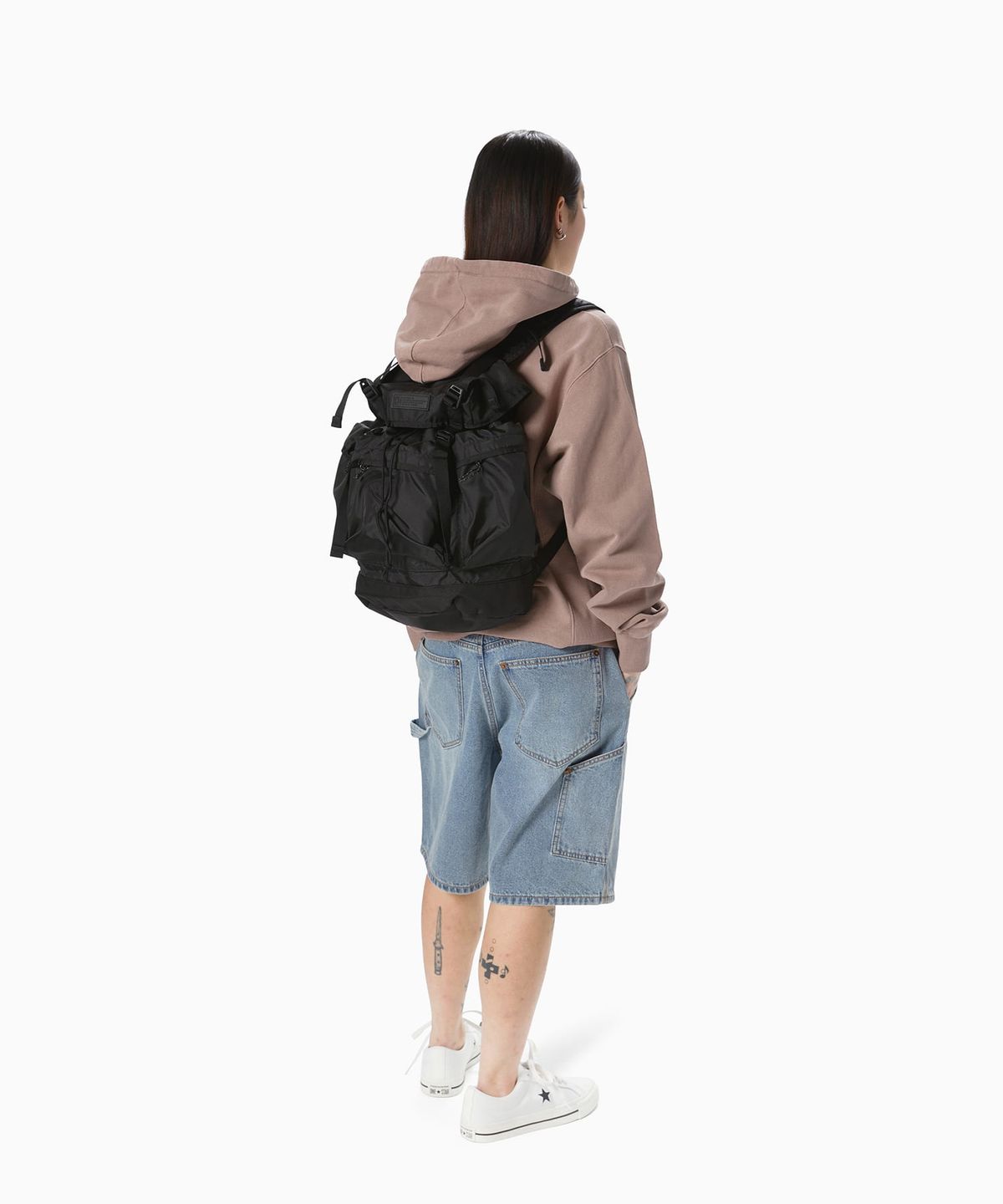 디스이즈네버댓(THISISNEVERTHAT) Nylon Rucksack Black