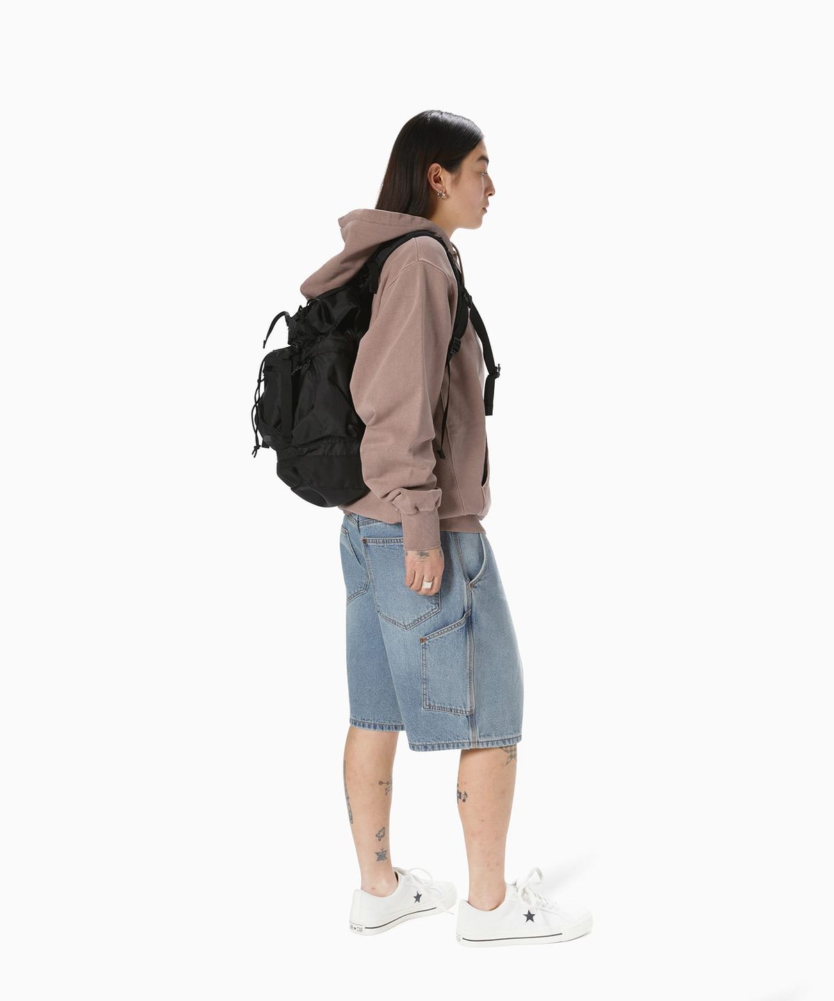디스이즈네버댓(THISISNEVERTHAT) Nylon Rucksack Black