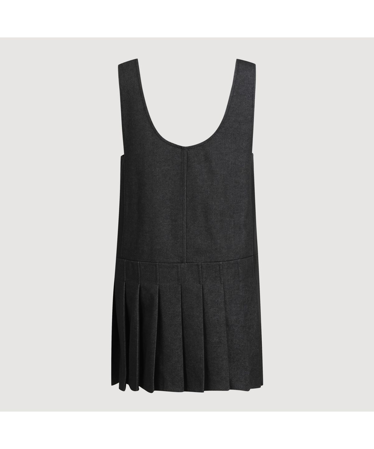 럭키슈에뜨(LUCKY CHOUETTE) U-neck Sleeveless Mini Dress (black)_LFDAS25240BKX
