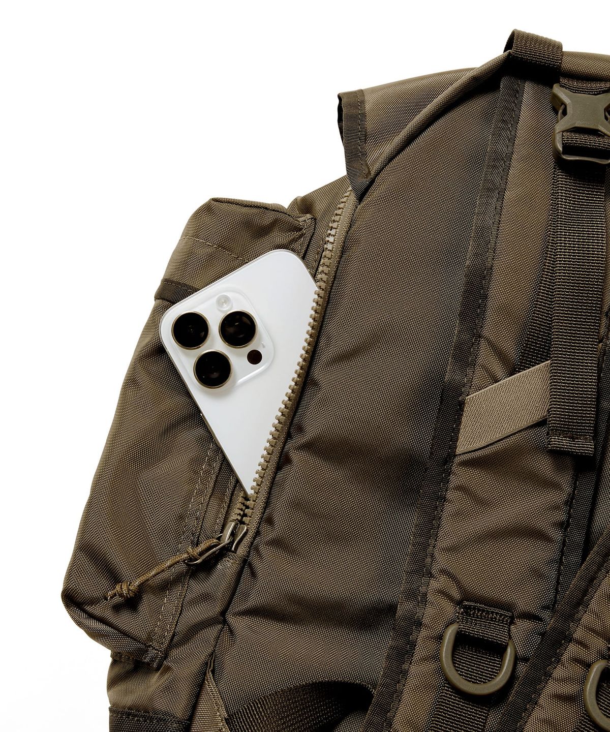 디스이즈네버댓(THISISNEVERTHAT) Nylon Rucksack Brown