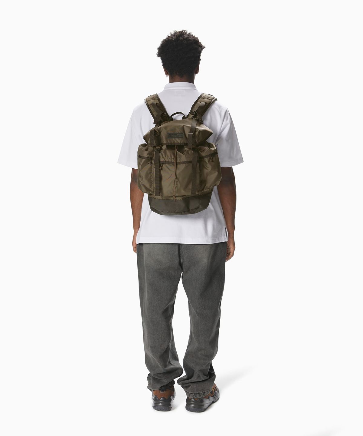 디스이즈네버댓(THISISNEVERTHAT) Nylon Rucksack Brown