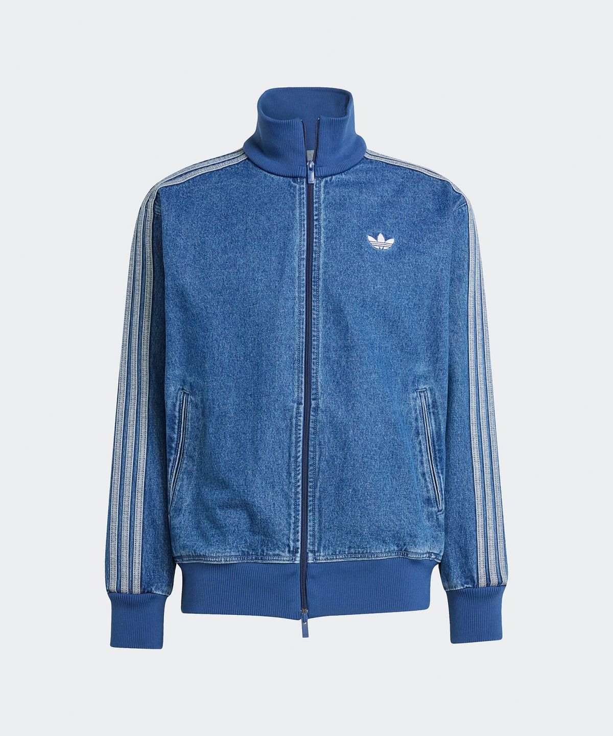 아디다스(ADIDAS) 데님 파이어버드 트랙탑 - 미드블루 / JC6233