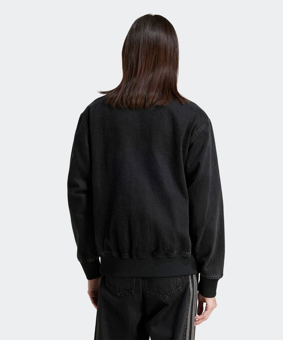 아디다스(ADIDAS) 데님 파이어버드 트랙탑 - 블랙 / JC6717