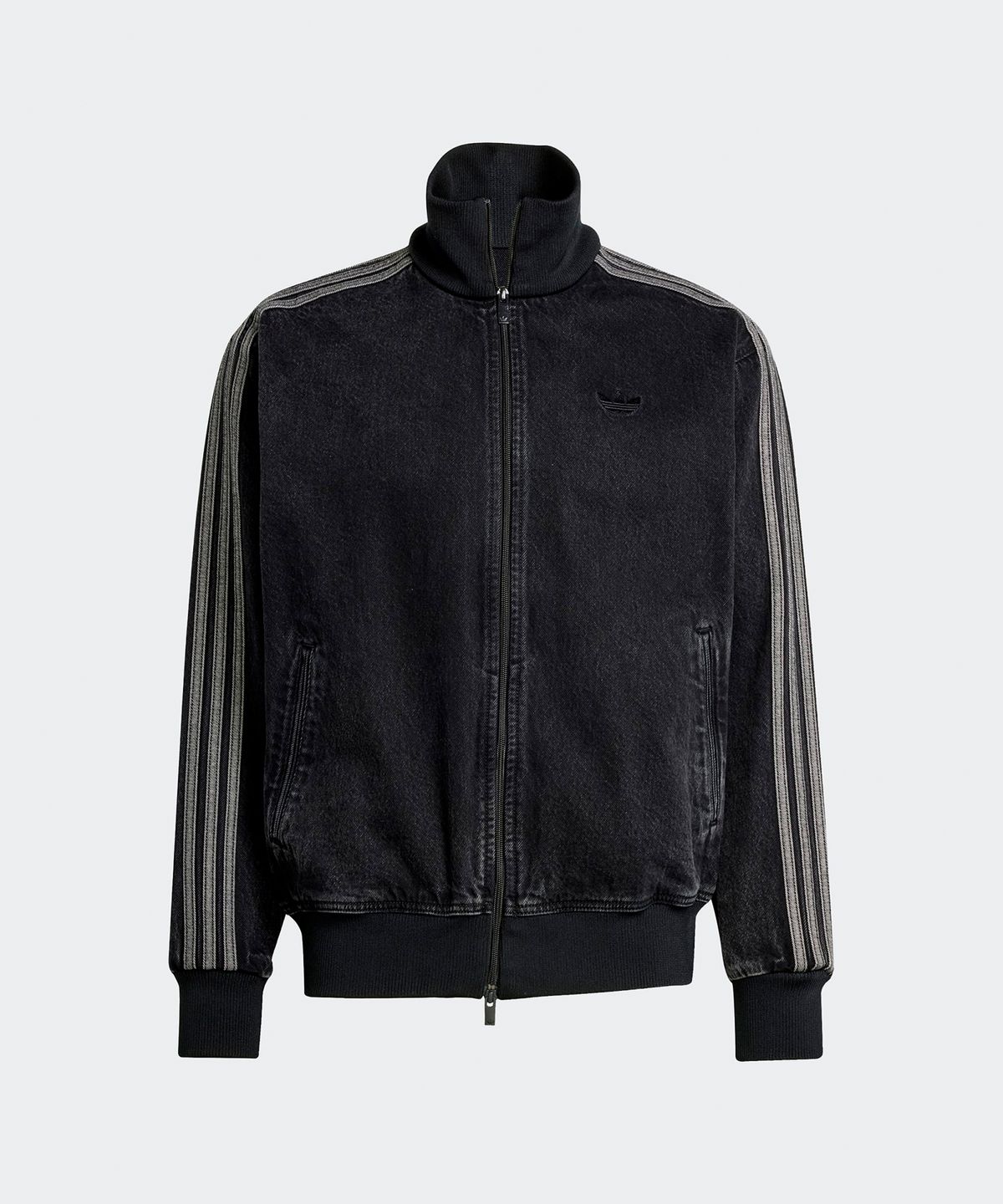 아디다스(ADIDAS) 데님 파이어버드 트랙탑 - 블랙 / JC6717
