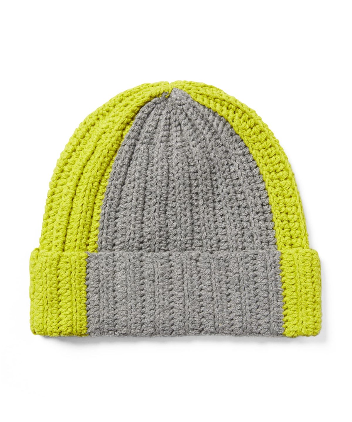 디스이즈네버댓(THISISNEVERTHAT) Multicolor Crochet Beanie Lemon