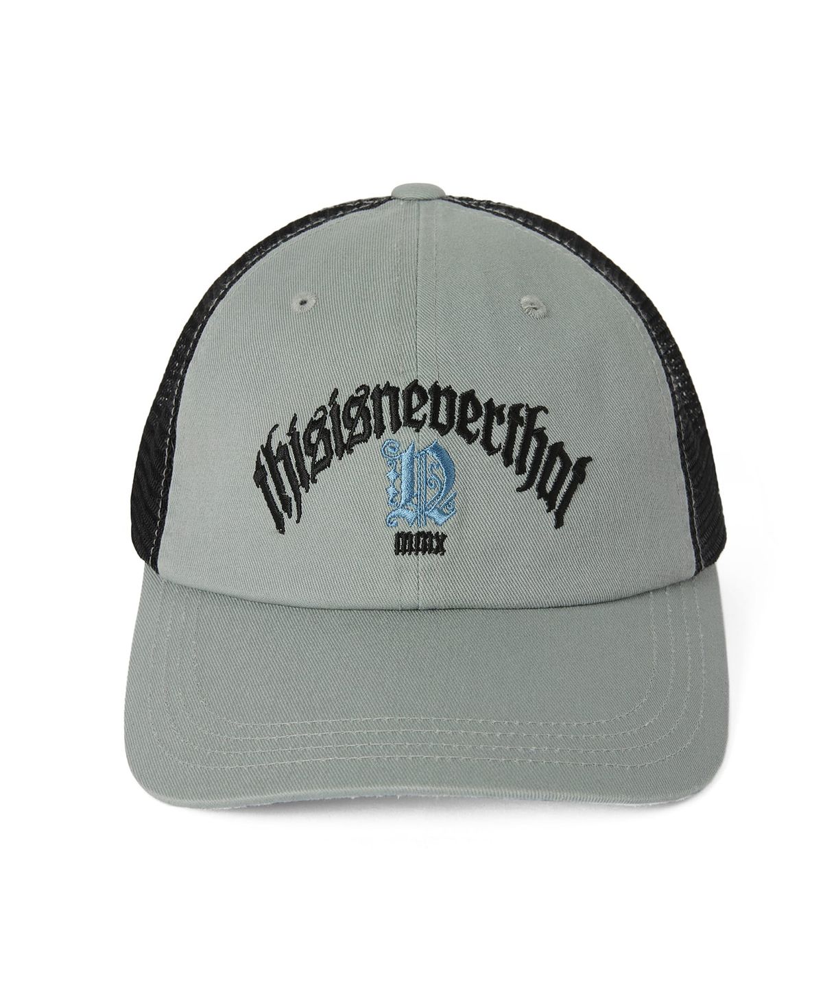 디스이즈네버댓(THISISNEVERTHAT) Mesh Panel Fortuna N-Logo Cap Grey