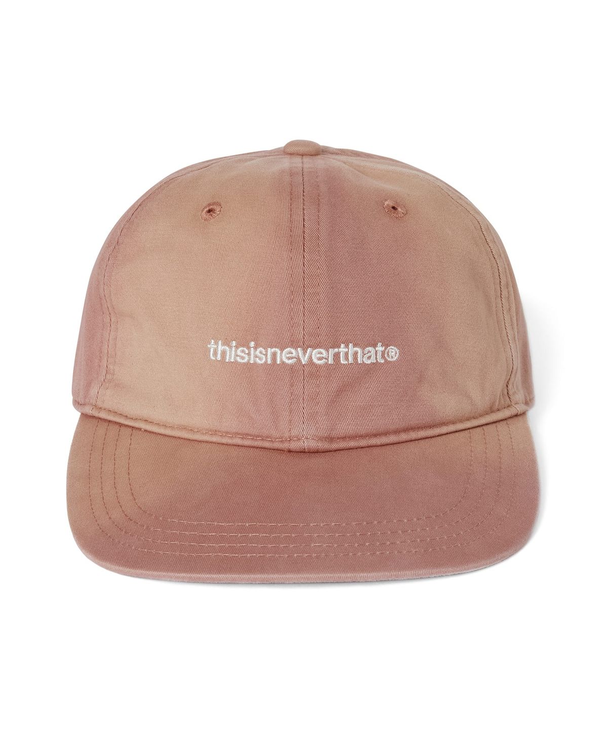 디스이즈네버댓(THISISNEVERTHAT) Bleached T-Logo Cap Light Pink