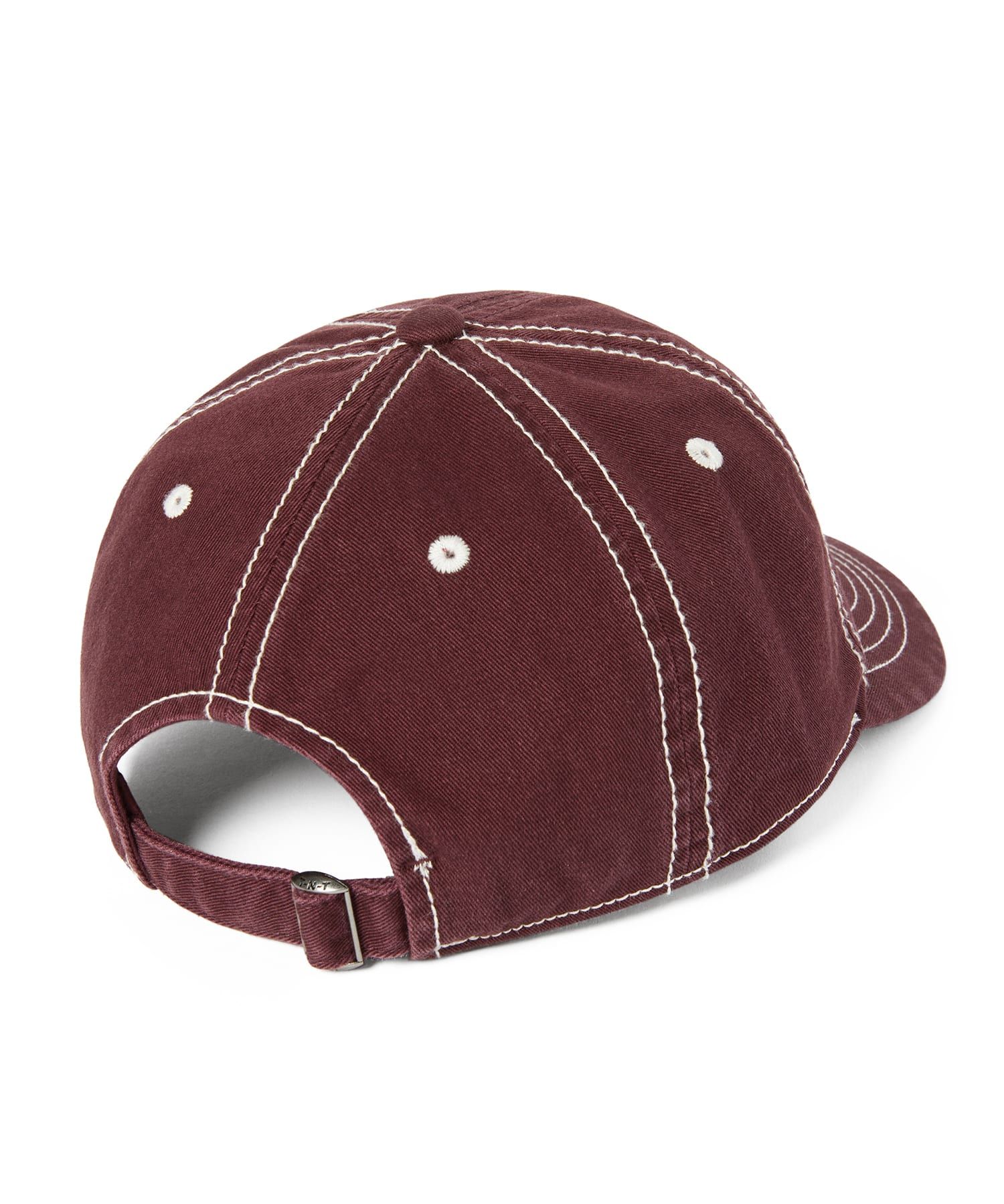 さらに100円引き◆thisisneverthat◆Contrast Stitch Cap MUSINSA公式 | thisisneverthat® Contrast Stitch Cap Burgundy