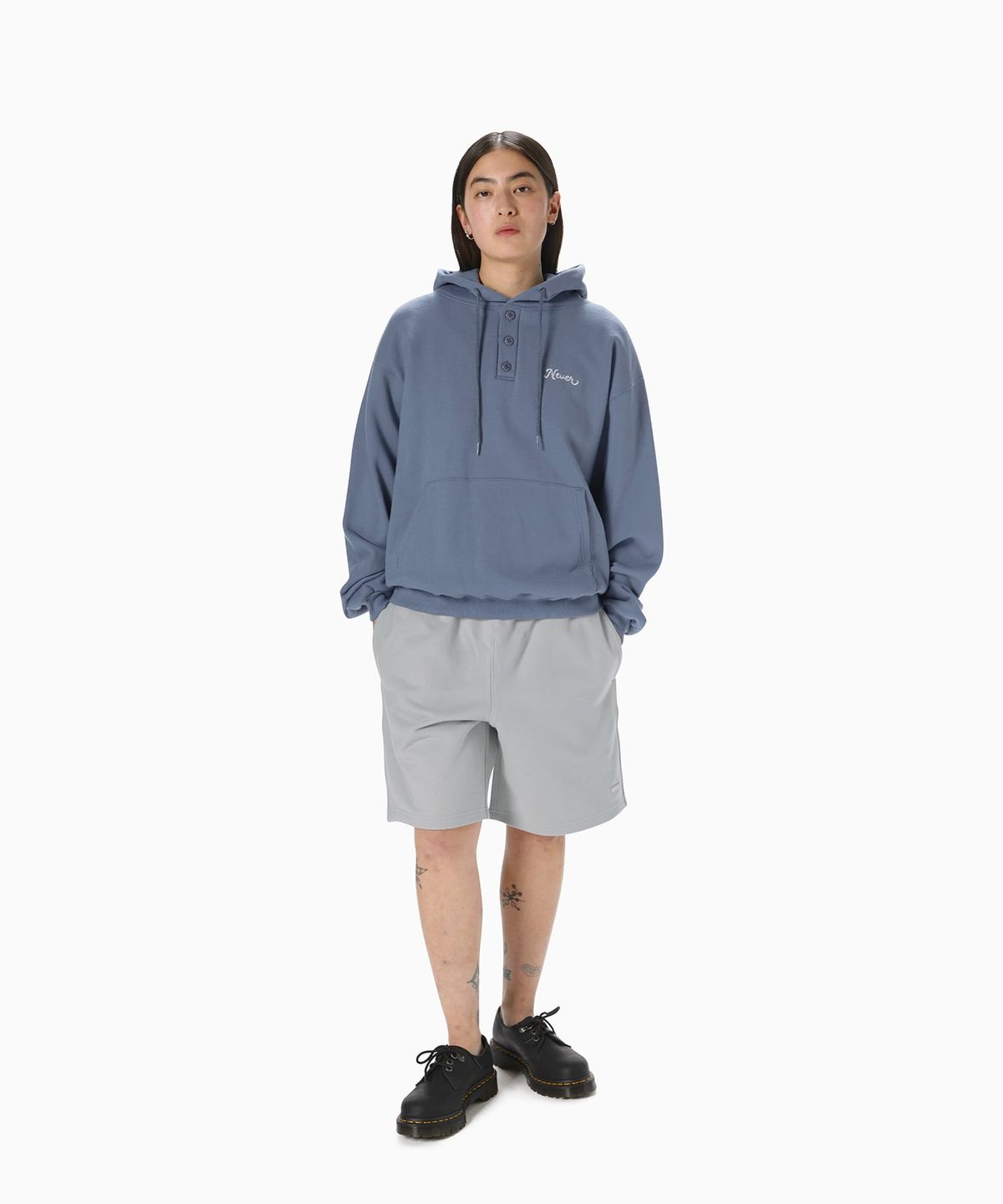 디스이즈네버댓(THISISNEVERTHAT) T.N.T. Classic HDP Sweatshort Grey