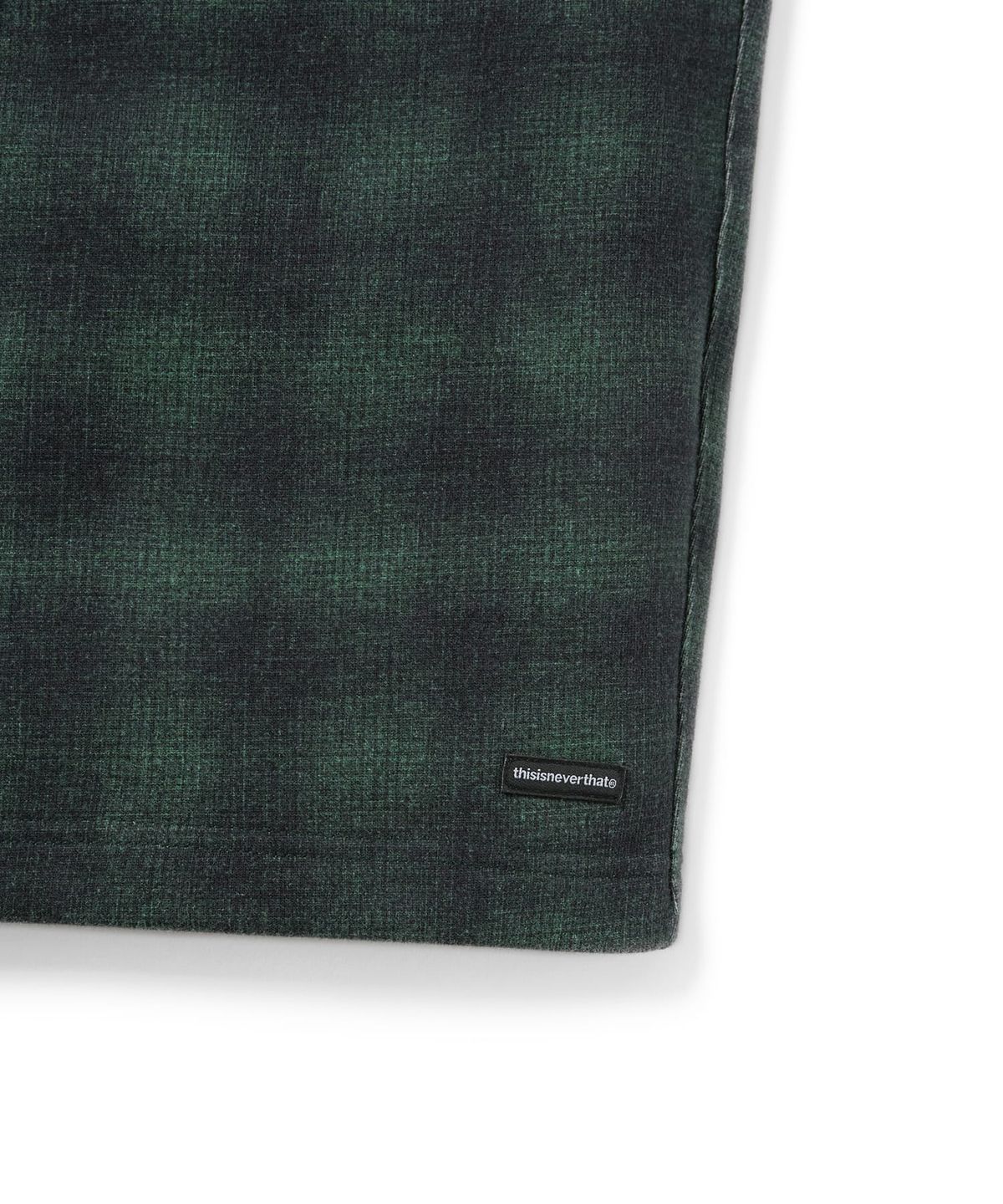 디스이즈네버댓(THISISNEVERTHAT) T.N.T. Classic HDP Sweatshort Shadow Plaid
