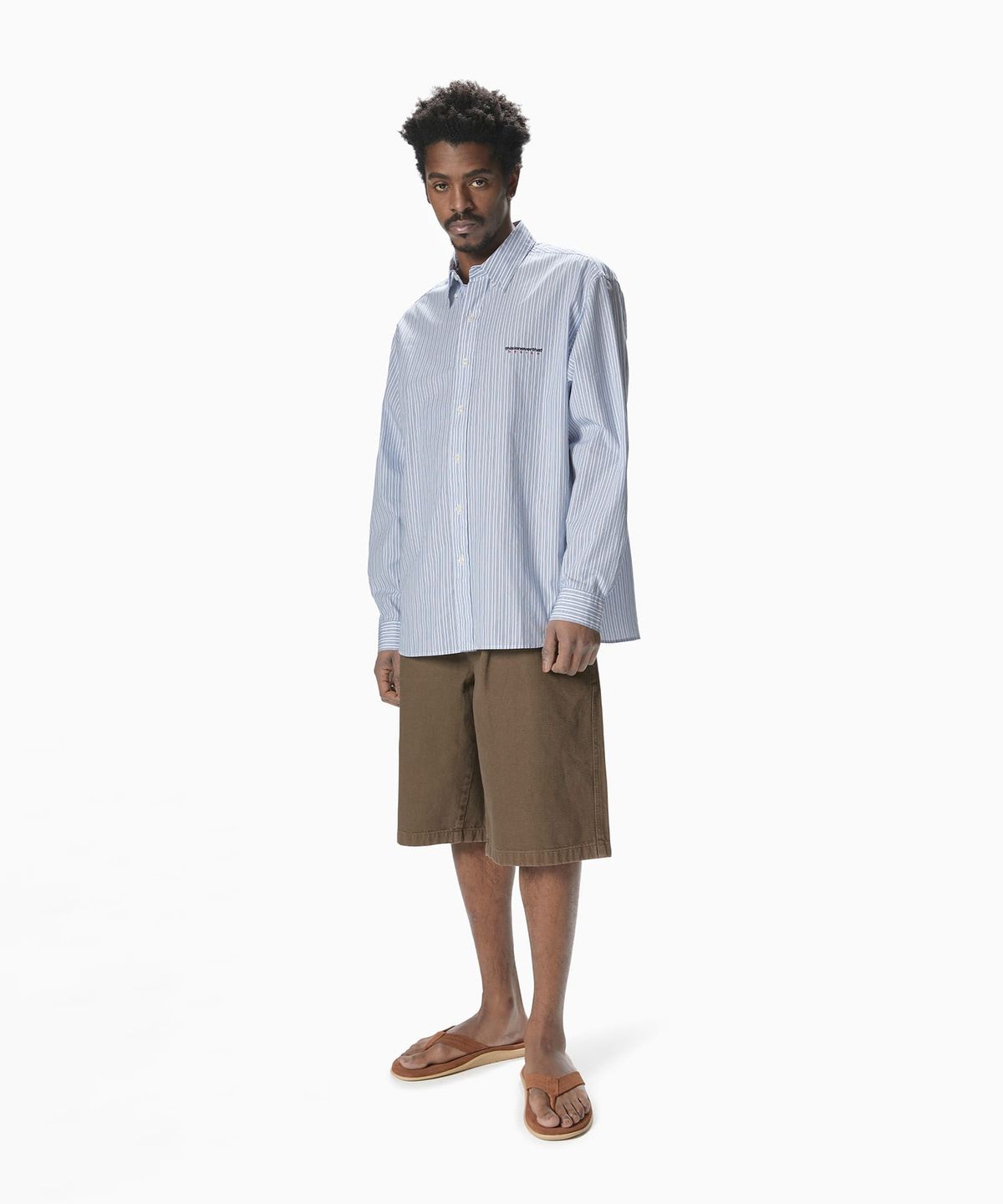 디스이즈네버댓(THISISNEVERTHAT) Overdyed Half Short Brown