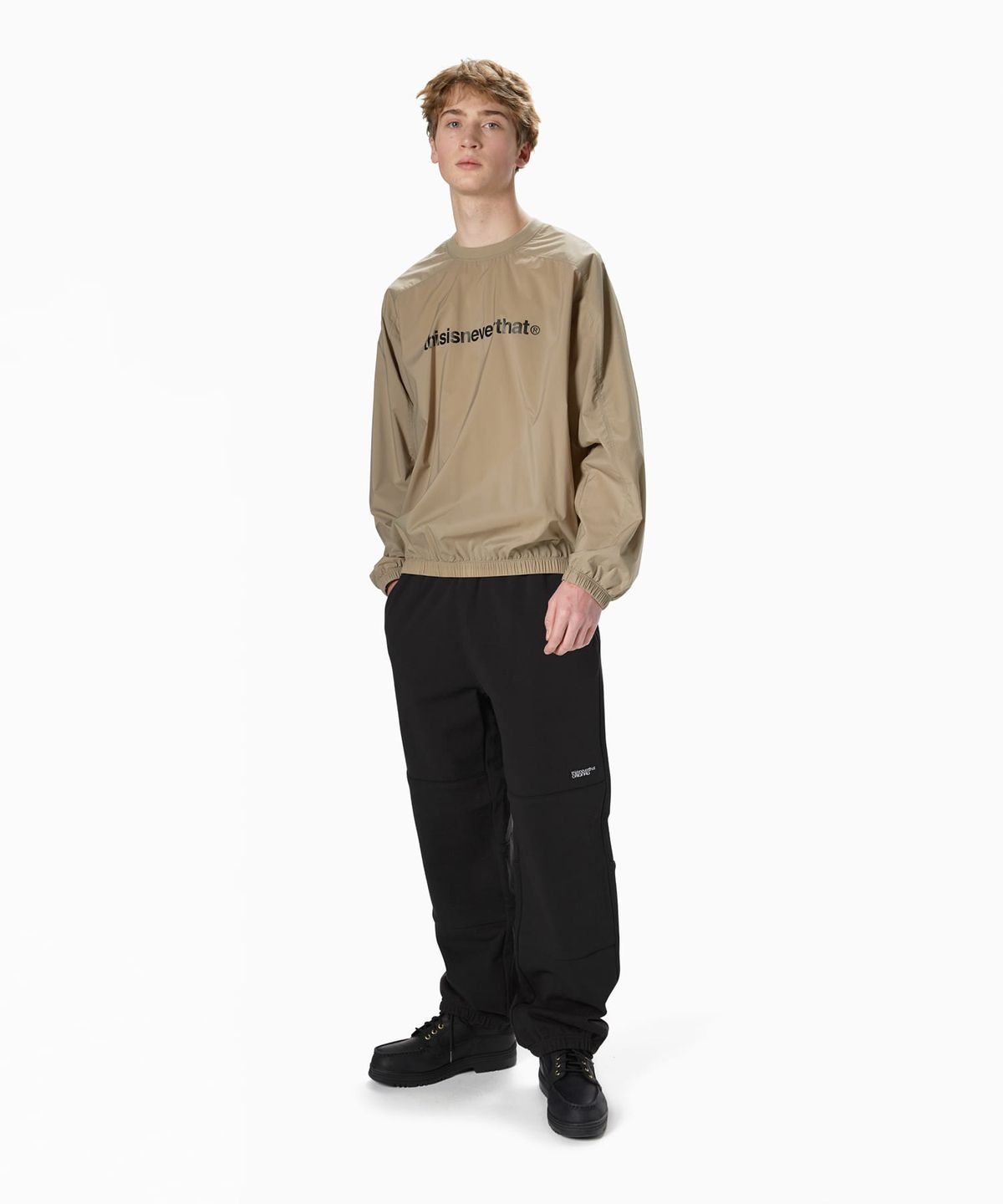 디스이즈네버댓(THISISNEVERTHAT) Piping Sweatpant Off Black