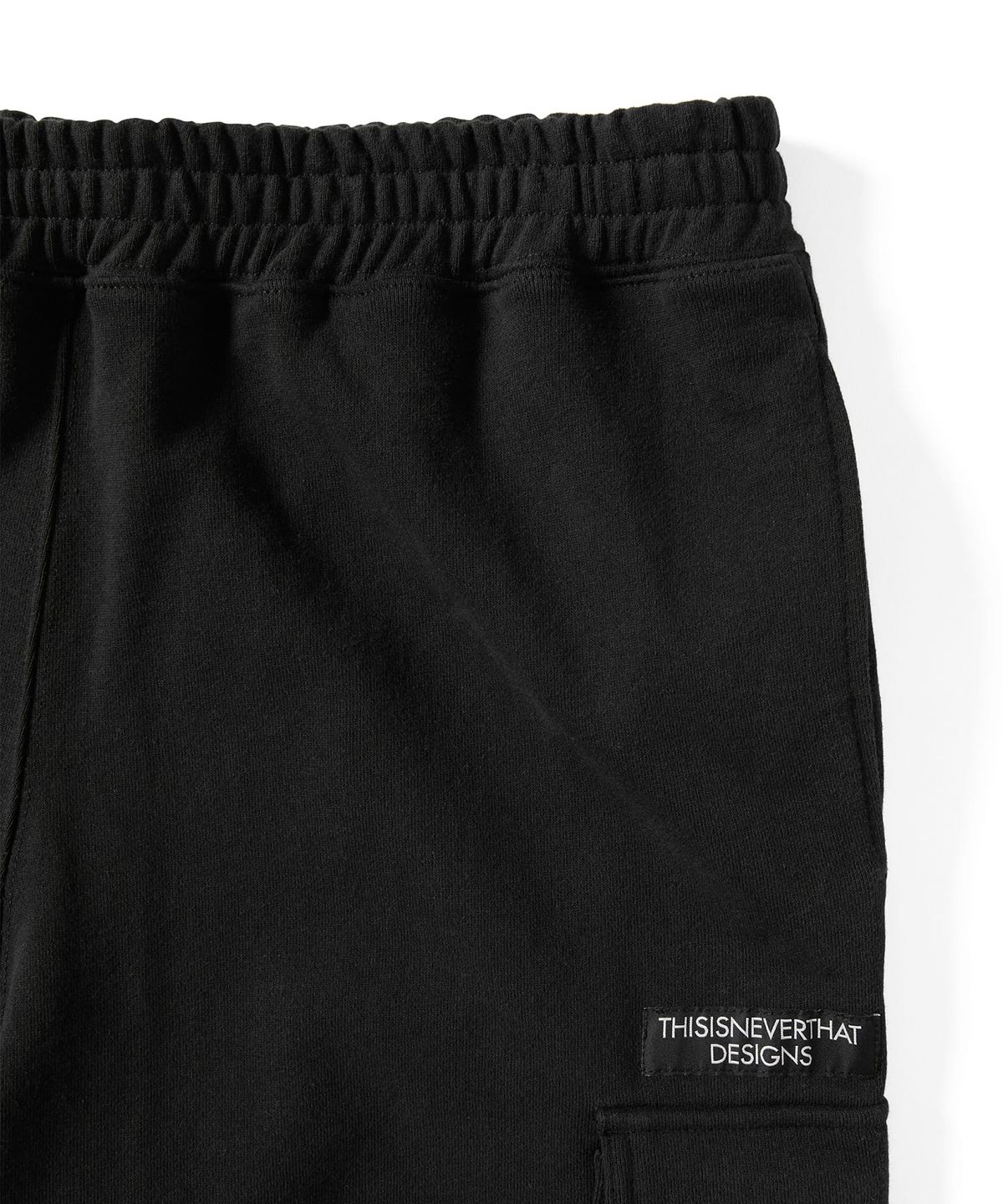 디스이즈네버댓(THISISNEVERTHAT) Cargo Sweatpant Black