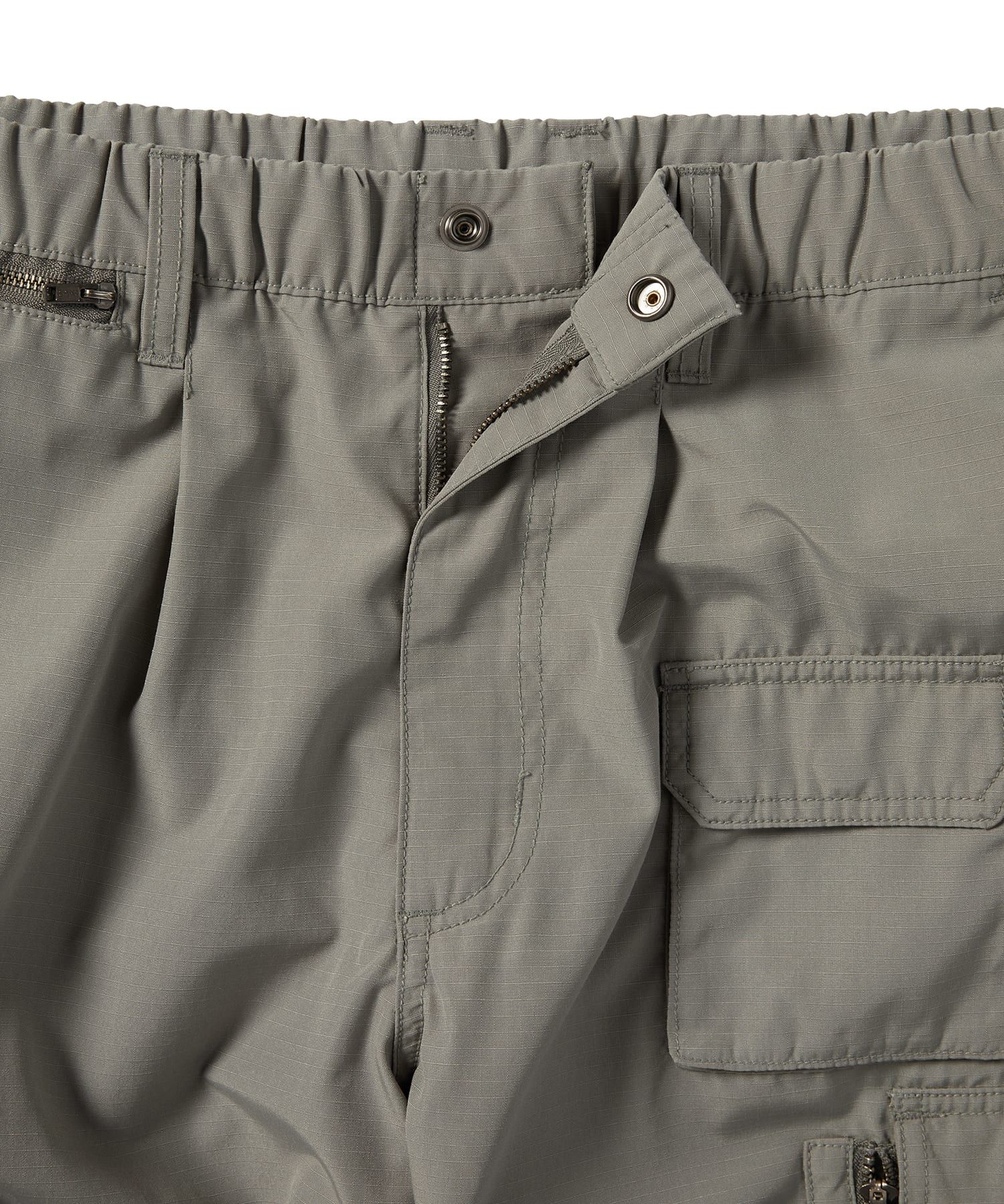 MUSINSA公式 | thisisneverthat Crazy Multi Zip Pant Stone