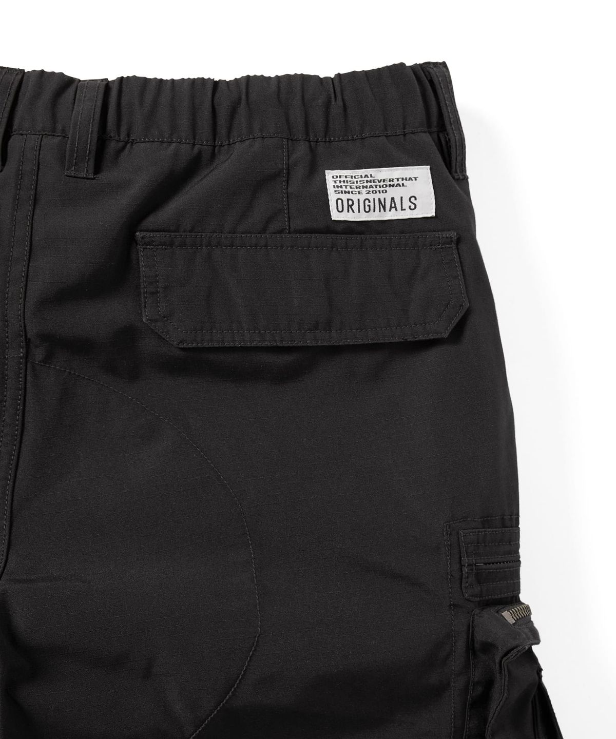 디스이즈네버댓(THISISNEVERTHAT) Crazy Multi Zip Pant Black