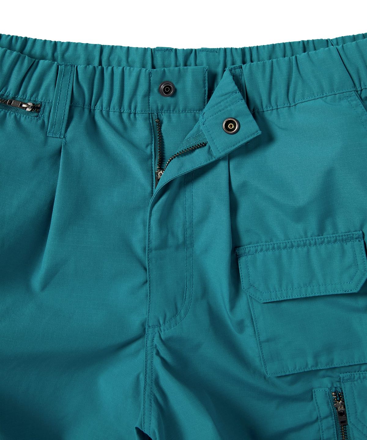 디스이즈네버댓(THISISNEVERTHAT) Crazy Multi Zip Pant Turquoise