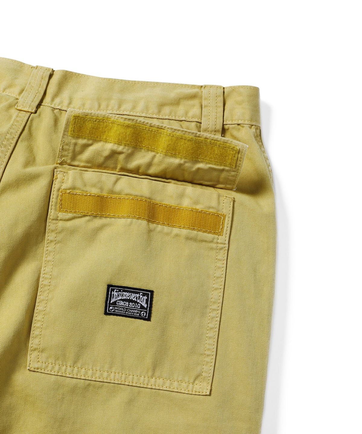 디스이즈네버댓(THISISNEVERTHAT) Paneled Overdyed Pant Yellow