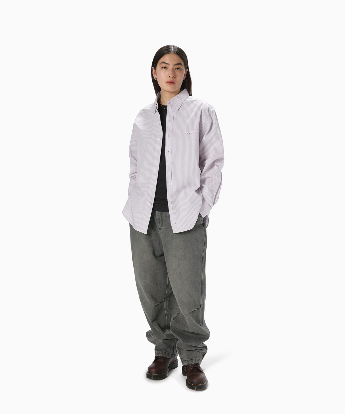 디스이즈네버댓(THISISNEVERTHAT) Originals Denim Pant Grey