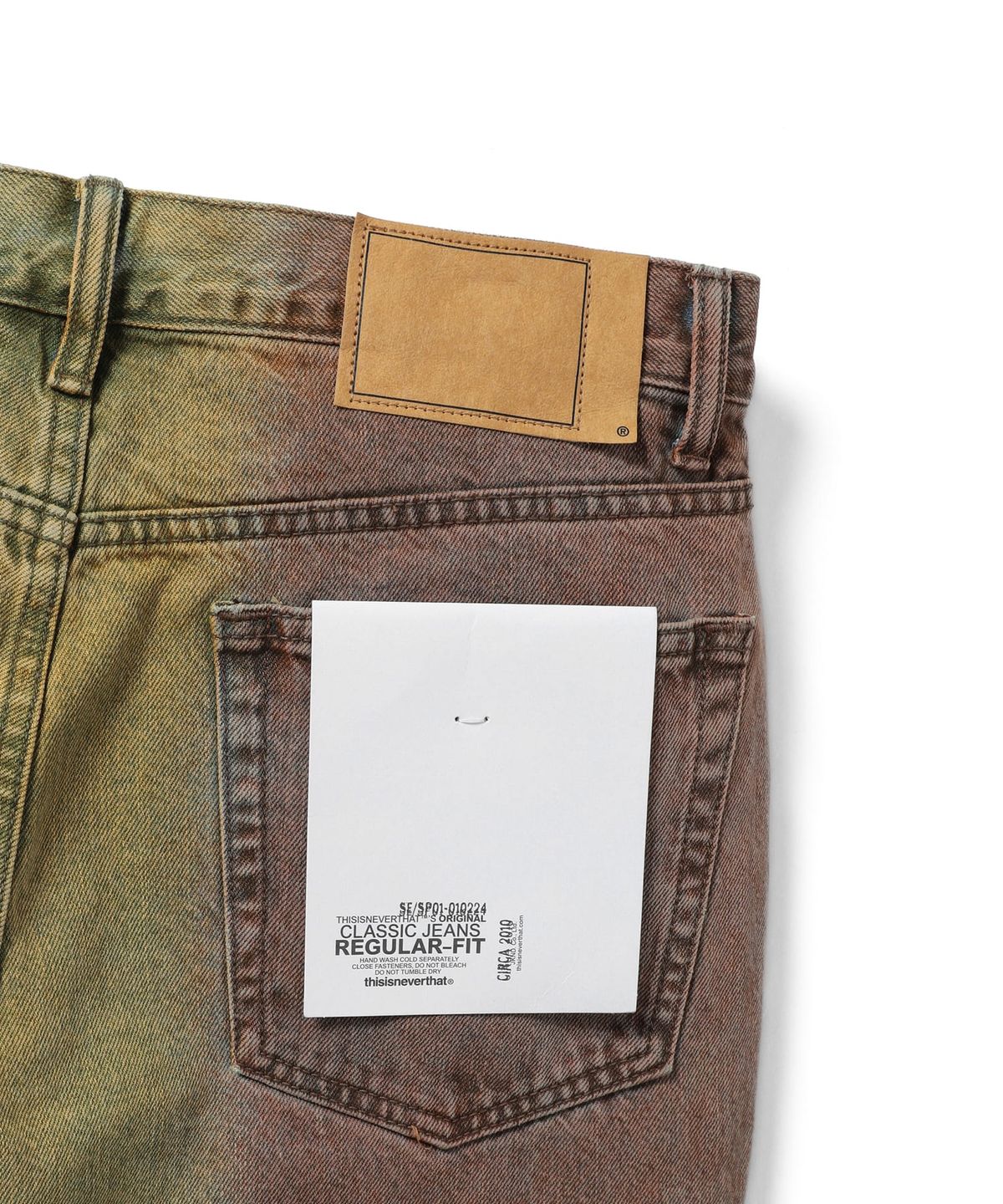 디스이즈네버댓(THISISNEVERTHAT) Regular Jeans Multi