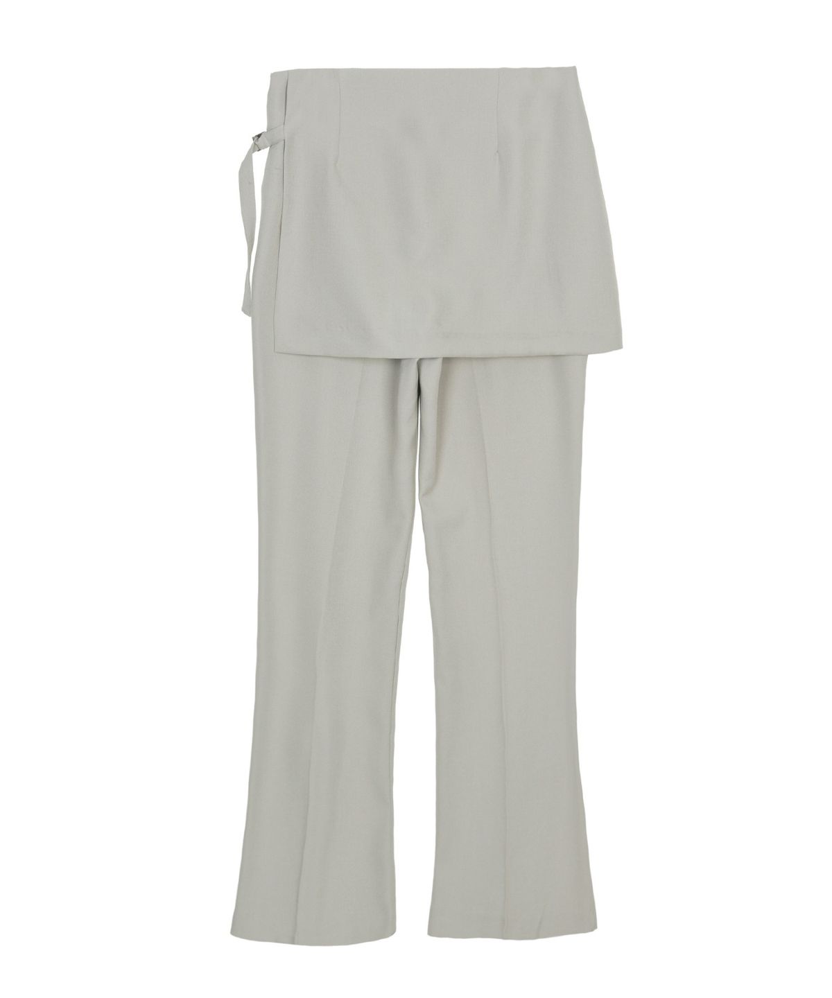 닉앤니콜(NICK&NICOLE) BOOTCUT LAYERED PANTSKIRT_BEIGE