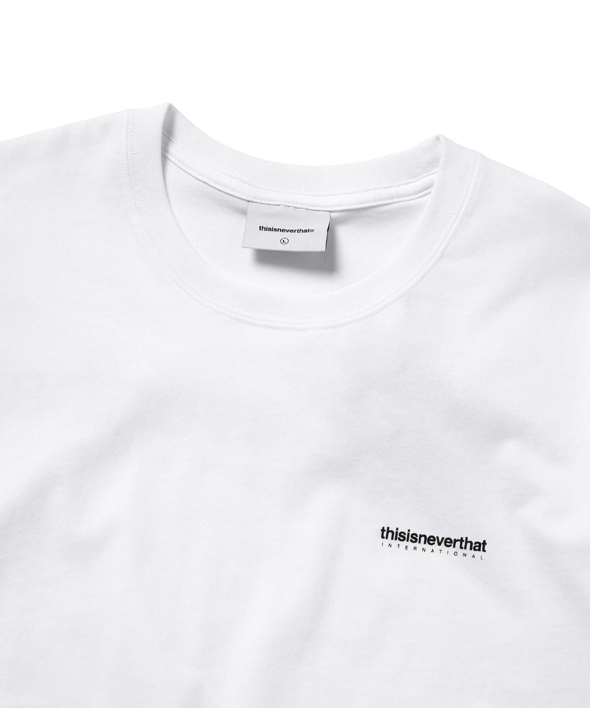 디스이즈네버댓(THISISNEVERTHAT) (SS25) INTL. Logo Tee White