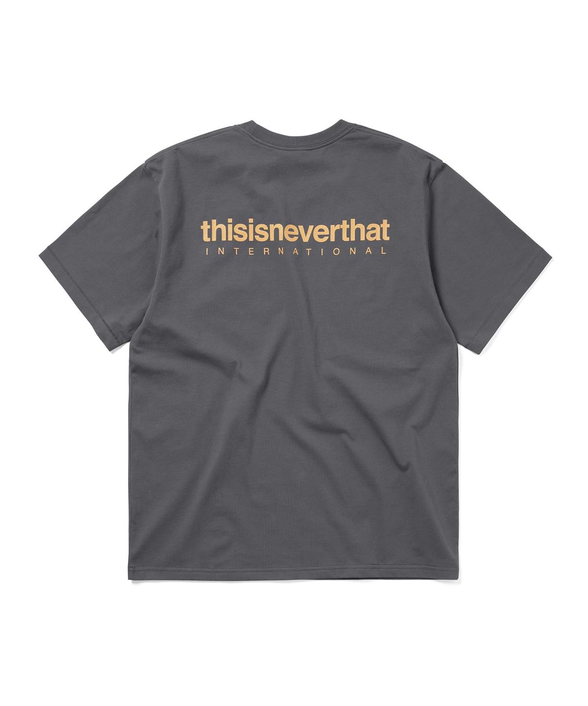 디스이즈네버댓(THISISNEVERTHAT) (SS25) INTL. Logo Tee Dark Grey