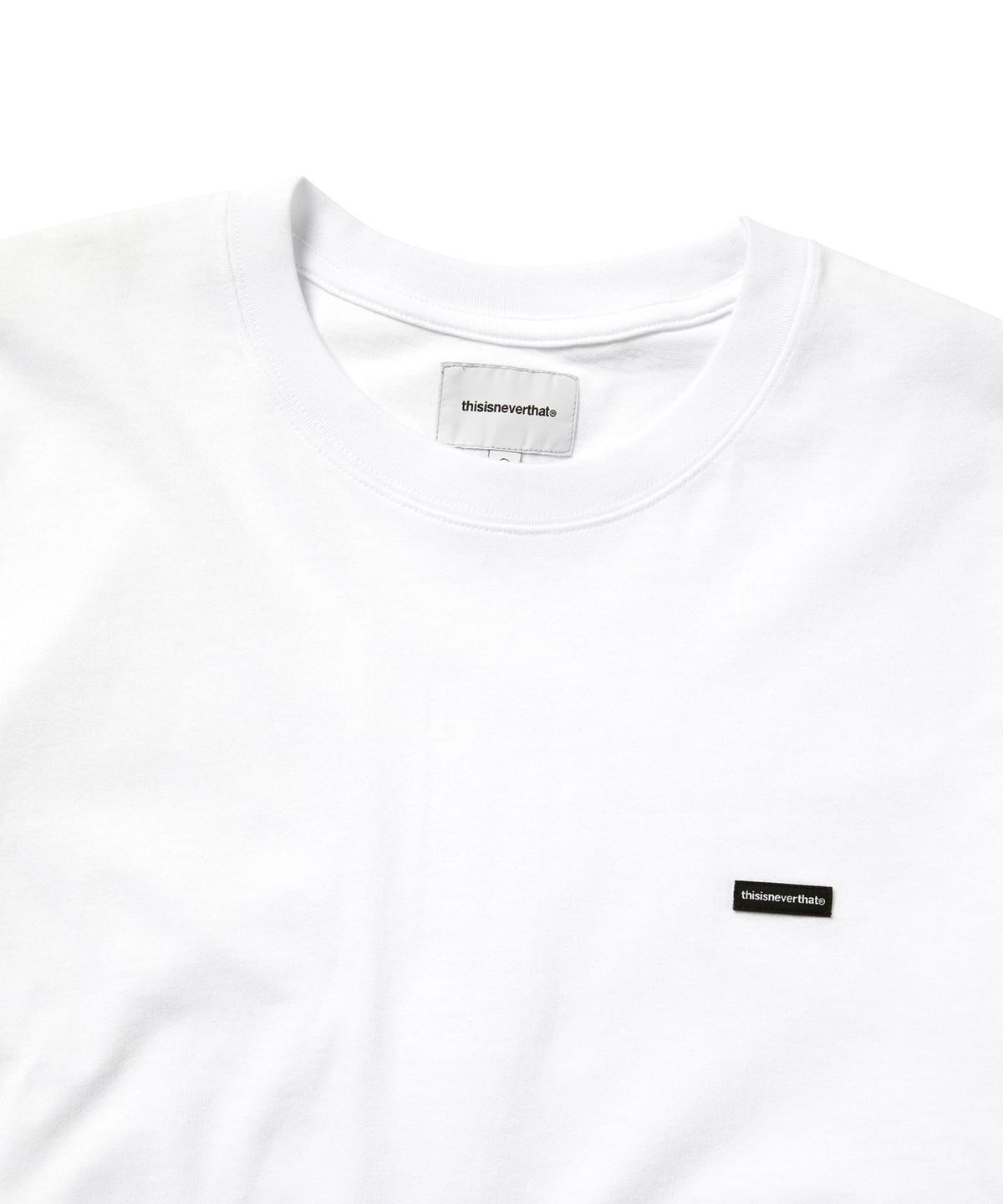 디스이즈네버댓(THISISNEVERTHAT) (SS25) T.N.T. Classic HDP L/S Tee White