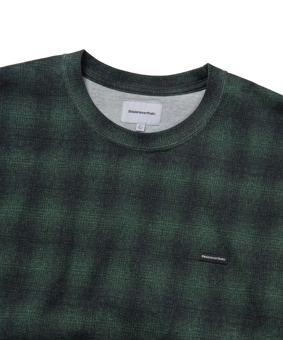 디스이즈네버댓(THISISNEVERTHAT) T.N.T. Classic HDP L/S Tee Shadow Plaid